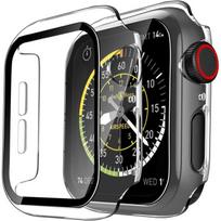 Compatible case apple Watch 40mm Series SE Series 6 Series 5 Series 4 Hard protection transparent case tempered glass screen Phonillico® skaidri