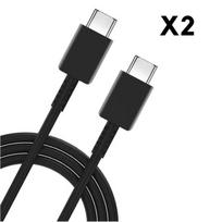USBC USBC cable 1m for Samsung A13 4G - A23 - A33 5G - A53 5G - A73 5G - A52 - A52 5G - A52s 5G - A72 - A72 5G [LOT 2] Phonillico® juoda