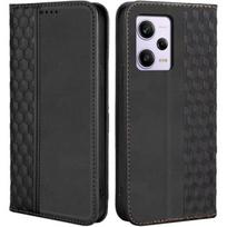 Coque - Xiaomi - Redmi Note 12 5G - Mosaïque - Effet Cuir - Fermeture Magnétique