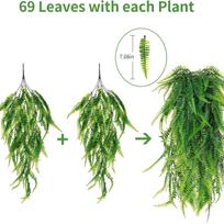 Sub-Artificial Simulated Green Plants 69 Mesh Persian Grass Rattan Outdoor Hanging Ferns Living Room Winding žalia