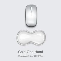 Ergonomic Mouse pad Wrist antislip silicone transparent Wrist brace Support Mat Memory Wrist Pad Computer Laptop keyboard Mat