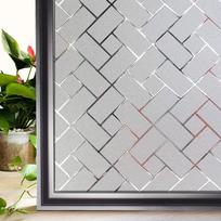 Matinė langų plėvelė privatumas lipni statinė prilipimo 3D vitražas dekoratyvinis vaivorykštės lipdukas nuimamas anti-UV vinilo apdangalas 30x100 cm