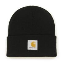 Carhartt WIP Carhartt Megzta kepurė Unisex Prekinio ženklo kepurė Kepurė Darbinė Stilinga Miela TRUMPAS LAIKRODŽIO KEPURĖ Megzta kepurė Kepurė Kepurė Laikrodžio kepurė Šokio Poros Ryšys Koordinacija juoda