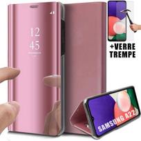 Case for Samsung A22 5G - PROSHOP - Mirror Effect - Shockproof Protection - Flexible - Pink rožinė