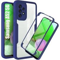 Coque - pour Samsung Galaxy A52 5G - Bleu Marine - Protection 360° - Rigide mėlyna