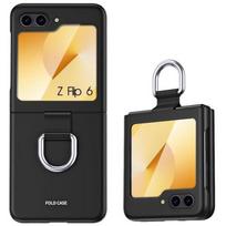 Case for Samsung Galaxy Z Flip 6 - BOOLING - Shockproof - Anti-Scratch - Metal Loop juoda