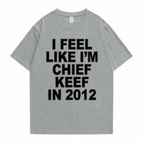 Jaučiuosi kaip Chief Keef 2012 metais Grafinis marškinėlis Vyriškas Juokingas Repo Memas Vasariniai Vyrams Moterims Hip Hop Dideli Marškinėliai XXXXL