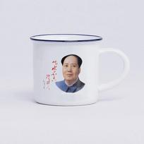 Private Personality Sub Mini Teacup Ceramic Water Cup Creative Small Nostalgic Retro Imitation Enamel Cup Teacup 51-100ML