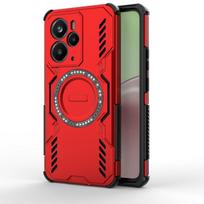 For Realme 14 5G dėklas Dangtelis OPPO Realme 14 5G Capas Atsparus smūgiams Žiedinis magnetinis adsorbcijos Belaidžio įkrovimo Galinis Fundas Realme 14 Realme 14 juoda
