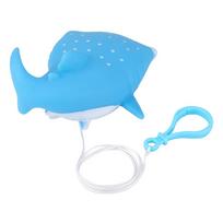 Cute Cartoon Whale Shark Shape Life Diver Cylinder Symbol Buoyancy Doll BCD Pendant Underwater blue