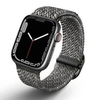 Uniq Strap Aspen Apple Watch 44/42/45 Mmseries 1/2/3/4/5/6/7/8/9/Se/Se2 Braided De Grey/Pebble Grey