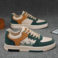 Men's shoes spring new Hong Kong style retro board shoes men's trend versatile sports shoes low-top casual flats 39