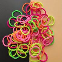 100pcsRubber bands do not harm hair, headband, Korean hair accessories, hair rings, tie hair, rubber bands, headband 100pcs
