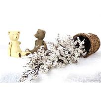rožinė vyšnių žiedų plastikinė šaka dirbtinės šilkinės gėlės sakura vestuvėms namų parduotuvės dekoravimui baltos netikros gėlės DIY dec balta
