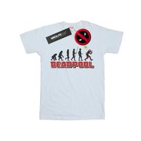 Marvel Mens Deadpool Evolution T-Shirt XXL balta