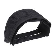 1Pc Nylon Bicycle Pedal Straps Belt Fixed Gear Bike juoda