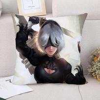 Decorative Pillow Covers for Sofa Nier Automata Cushion Cover  Fall Decor Pillowcases  Pillowcase Pilow Cases Pillows 30x30cm smėlis