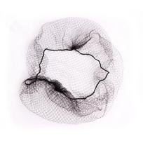 New 100Pcs Black Invisible Hair Nets Bun Cover Elastic Edge Mesh Hairnet Stretch Cap white