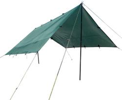P pegoo NEMOKAMAS TENTAS x Kvadratinis tentas lauko naudojimui (3.5m 3.5m) tarp/atviras žalia