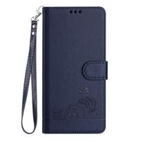 Dėklas OnePlus Nord 4 1+ Nord4 CPH2663 Viršelis Piniginė Apsauga nuo vagystės Šepetėlis Telefono dėklas ant Etui OnePlus Nord 4 Odinis viršelis Funda For OnePlus Nord 4 mėlyna