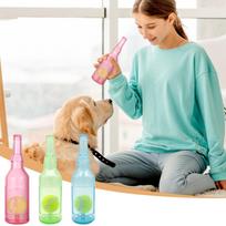Aquarius Dog Toy Creak And Play Bottle Dog Toy Size (Red/Yellow/Blue/Green) One Size
