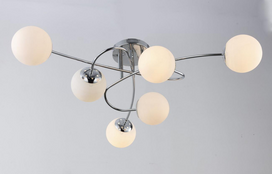 Lubinis šviestuvas BALTIK GAISMA K91113/6A CR, E14, 6 x 40 W, Ø98 x 45 cm