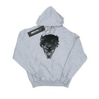 DC Comics Mens The Joker Spot Face Hoodie XL pilka