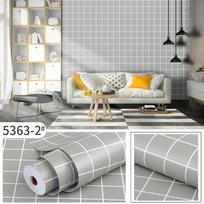 60cm*10m Storas PVC Lipnus Vandeniui Atsparus Tapetas Su Augalų Gėlių Raštais Pasidaryk Pats Baldų Renovacijai Namų Dekoras Sienos Lipdukas 60cm*10m gray