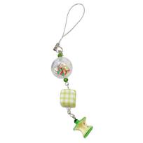 Apples Bead Mobile Chain Multifunctional Phone Chain Fashion Mobile Strap Cuteness Phone Lanyard for Daily Party Use žalia