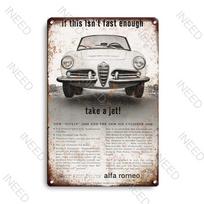 INEEDClassics Garažo skardos ženklas Automobilio vintažinė plokštelė Plakatas Plokštelė Sienų dekoras Barui, klubui, vyriškam kampeliui, namų dekorui 20x30cm（7.8x11.8inch）