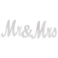 karšta! Išskirtinės medinės raidės Mr & Mrs Vestuvių Pro Pro Anniversary Party Dekoracija balta