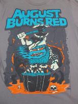 Vintage August Burns Red Charcoal Color 100% Cotton Size S-4XL Shirt  BL190 Unisex T-Shirt XXL