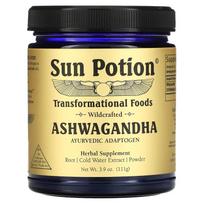 Sun Potion, Ashwagandha Powder, Naturally Grown, 3.9 oz (111 g)