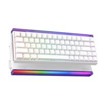 MechLands Aula Hero68 HE Wired Magnetic Gaming Keyboard with Rapid Hole Effect Adjustable 8kHz RGB Lightbox Backlight Switches, 0.01mm Actuation, balta