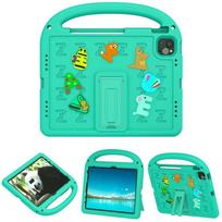 Kids EVA Shockproof Stand Tablet Case for IPad Air 7 6 5 A16 11 10.2 10.9 Mini 7 6 I Pad Pro 9.7 10 9 8 10th Generation Cover Mini 6 7 (8.3 inch) mėtų žalios spalvos