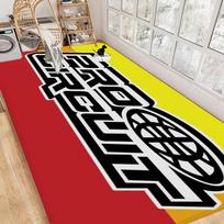 Motociklo garažas Pro Circuit kambario kilimėliai Retro Daugiakomponentis Svetainės virtuvės kilimas Neslystantis Sveikinimo kilimas 40x60cm