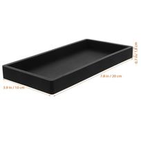 White Marble Silicone Bathroom Tray - Non-Slip Waterproof Vanity Tray, Desk Top Organizer for Cosmetics, Perfume & Soap in Home juoda