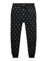 Polo Ralph Lauren - Allover Pony Cotton Jersey Sleep Jogger - Kelnės - Juoda