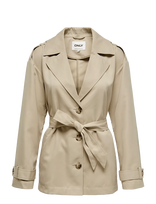 ONLY - Onlline Short Trenchcoat Otw - Lietpaltis - Smėlio