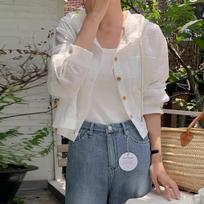 Women's Hooded Shirt Single Breasted Striped Sun Protection Cardigan Top S balta