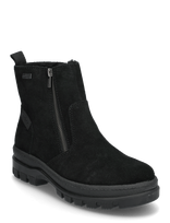 Rieker - Rieker Ladies Mid Height Boots X8251-00 Black - Žieminiai batai - Juoda