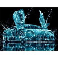 Pasidaryk pats 5D deimantinė tapyba Sportinis automobilis Kryželiu siuvinėjimas Kristaliniai deimantiniai rinkiniai Neužbaigta deimantinė mozaika Siuvinėjimas Automobilis 20X30CM