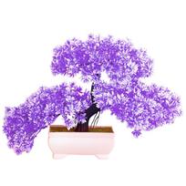 Augalas Bonsai Sodas Pasidaryk pats Šventė Vakarėlis Namai Viešbutis Dirbtinė Gėlė mėlyna