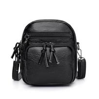 Vintage Small Shoulder Bag Casual Crossbody Bags for Women PU Leather Phone Pounch Purse juoda