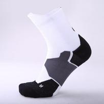 1 Pair Men Women Fitness Running Cycling Hiking White Sport Socks Outdoor Basketball Football Compression Socks M [36-39] balta
