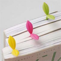 3pcs Kawaii Green Grass Bookmark Novel Silica Gel Bookmarks Creative Gift for Teachers Students School Office Supplies Stationery 3pcs green