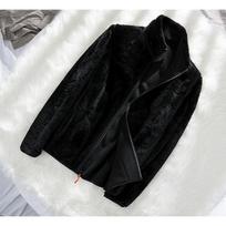 Lauko poroms Dvipusė vilnonė striukė pastorinta šilta avienos vilnos megztinis Vyriška striukė Polar Fleece Pamušalas XXXXXL juoda