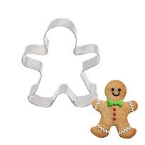 Kalėdų sausainių pjaustyklė, imbierinė kalėdinė eglutė, kalėdinio pyrago dekoravimo įrankis „Navidad“ dovana „pasidaryk pats“ kepimo sausainių forma Gingerbread white