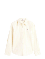Tommy Hilfiger - Ess Poplin Regular Shirt - Marškinėliai ilgomis rankovėmis - Geltona