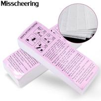 100pcs Removal Nonwoven Body Cloth Hair Remove Wax Paper Rolls High Quality Hair Removal Epilator Wax Strip Paper white